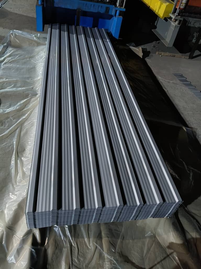 Tabla cutata gri maro roșu zincata 190x90 200x90