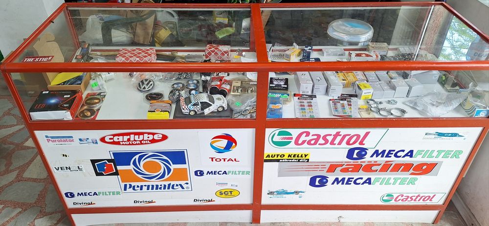 Стъклени алуминиеви щандове/витрини за магазин