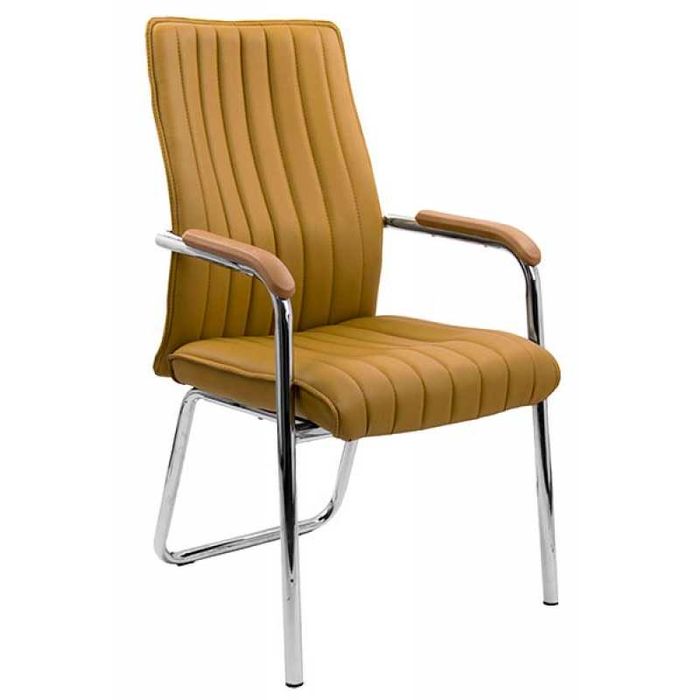 Scaun Vizitator Conferinta din Piele 4 culori DHR614 LIVRARE GRATUITA!