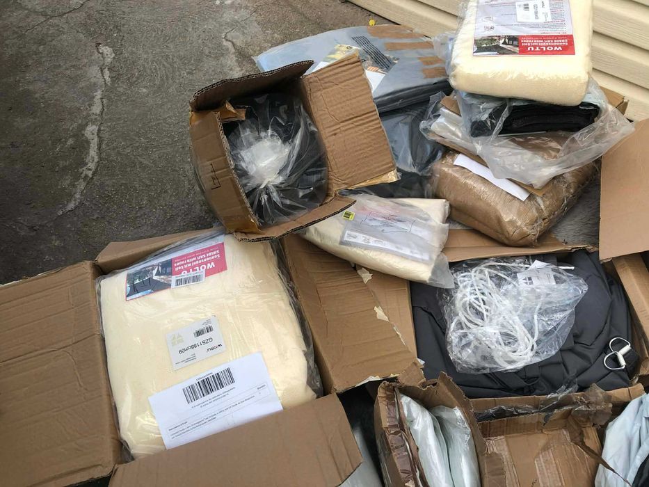 стока лот непромокаеми платнища и засенчващи мрежи 29 броя