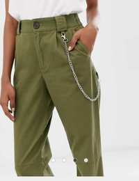 Pantaloni cargo negrii stradivarius