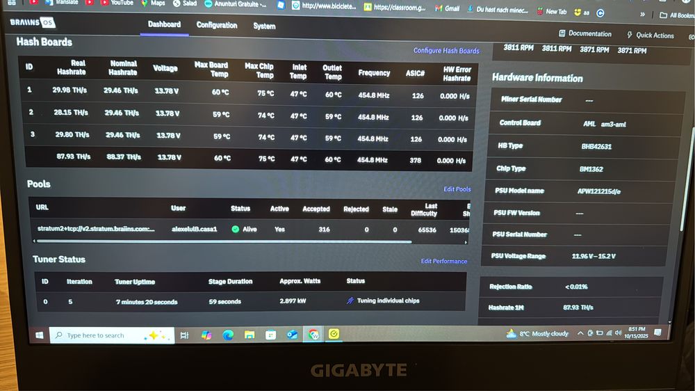 Bitmain asic S19J PRO 100Th