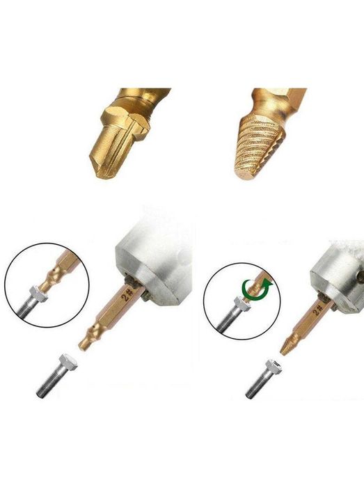 Set de 5 Extractoare de Suruburi Smart Tool din Titan