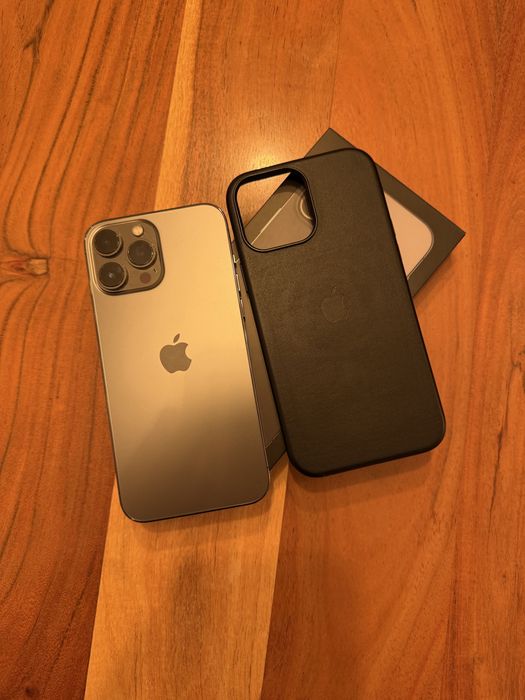 Iphone 13 Pro Max 128 Gb + husa piele