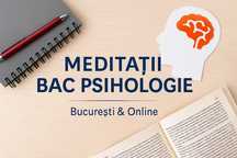 Meditații Psihologie BAC – Online & Fizic (București/Bragadiru)