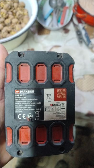 Acumulator parkside 4 ah cu invarcator