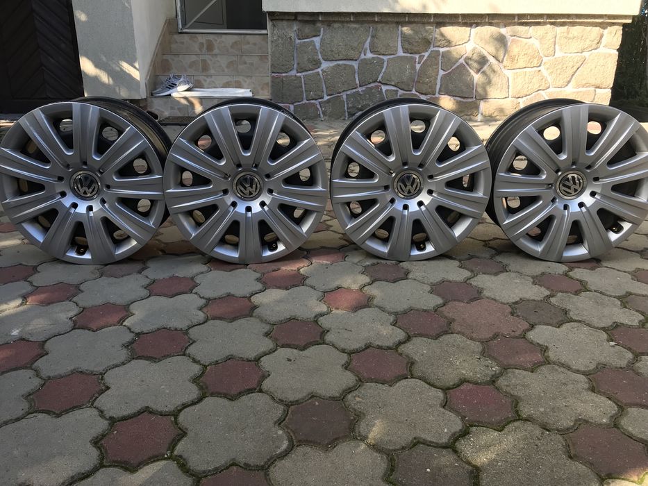 Jante 5x112/16 + capace originale VW