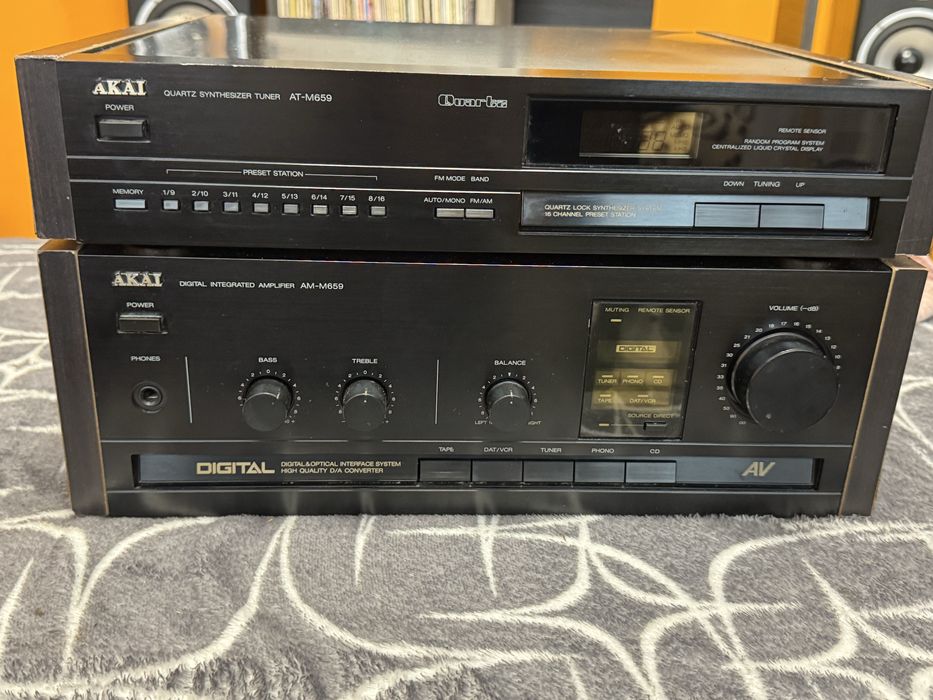 Deck Akai AM-M659 si Tuner Akai-M659