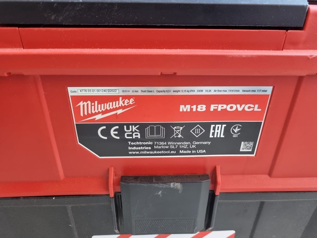 Milwaukee M18 FPOVCL packout прахосмукачка
