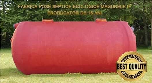 Fose septice ecologice din fibra de sticla