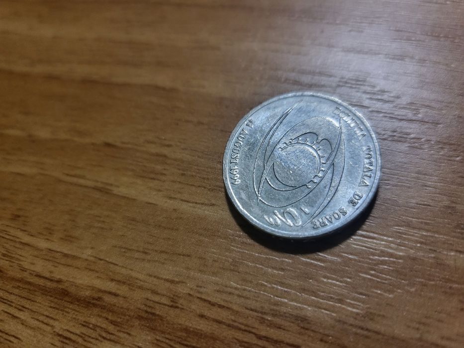 vand monede Eclipsa 1999 noi, 3 lei 1966, 25 bani 1982, 5 bani 1966