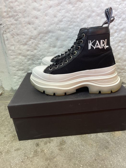 Vand tenisi cu platforma din colecita Karl Lagerfeld negociabil