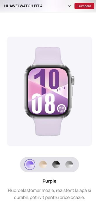 HUAWEI Watch FIT 4 Purple