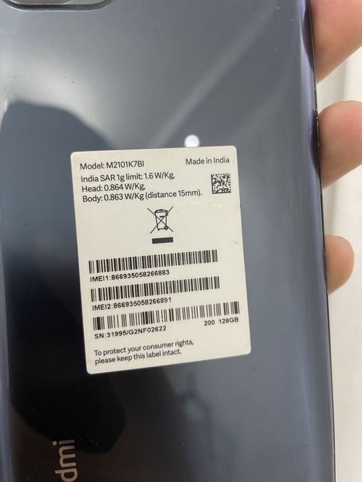 redmi note 10S sotiladi