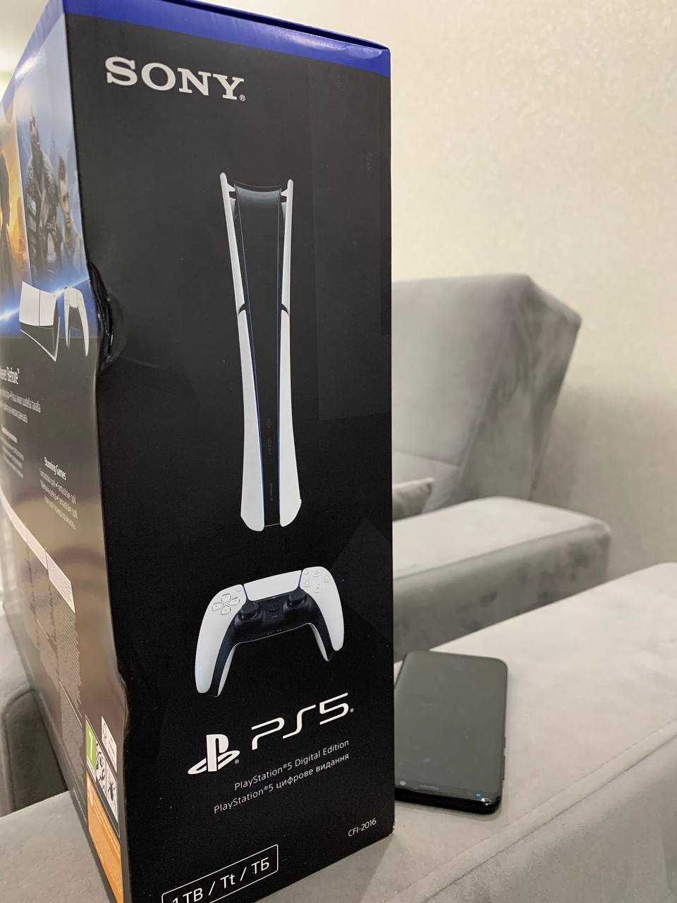 PlayStation 5 Digital Edition 1TB (новая, запечатанная)