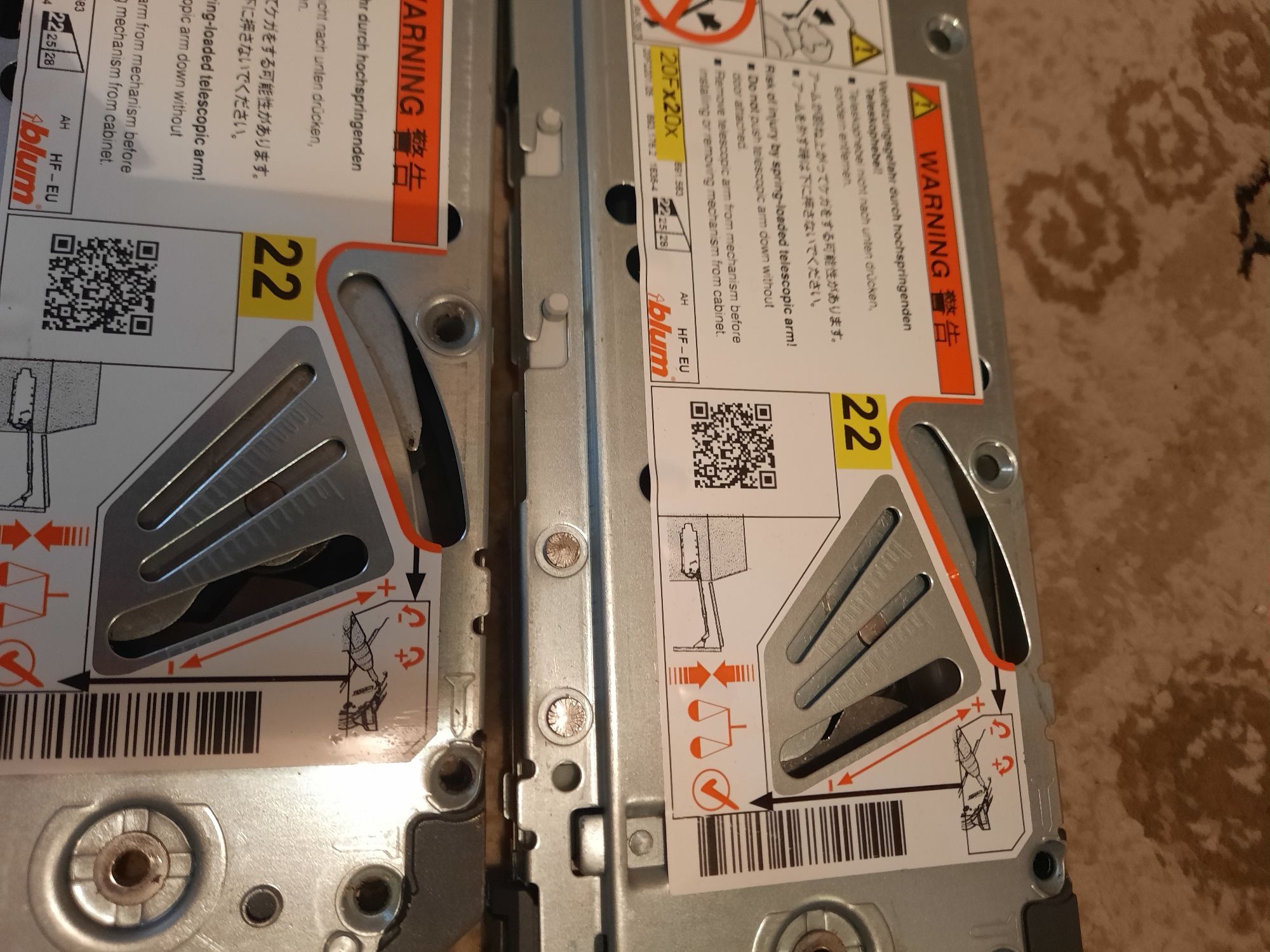 AVENTOS Blum 22 в комплекте все крепления б/у но неиспользовался прод