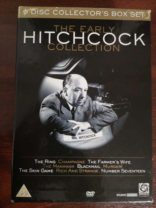 Set cu 9 filme de Alfred Hitchcock (The Early Years) stare foarte buna