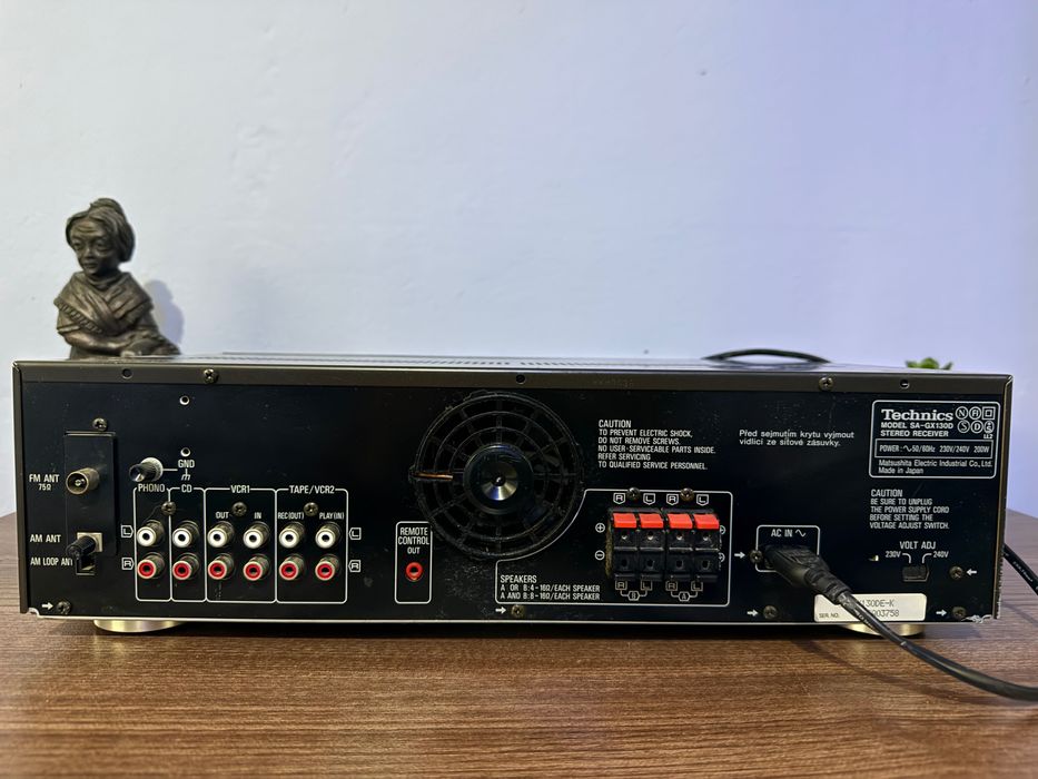 Technics SA-GX130D – класически стерео ресийвър с аналогов звук!