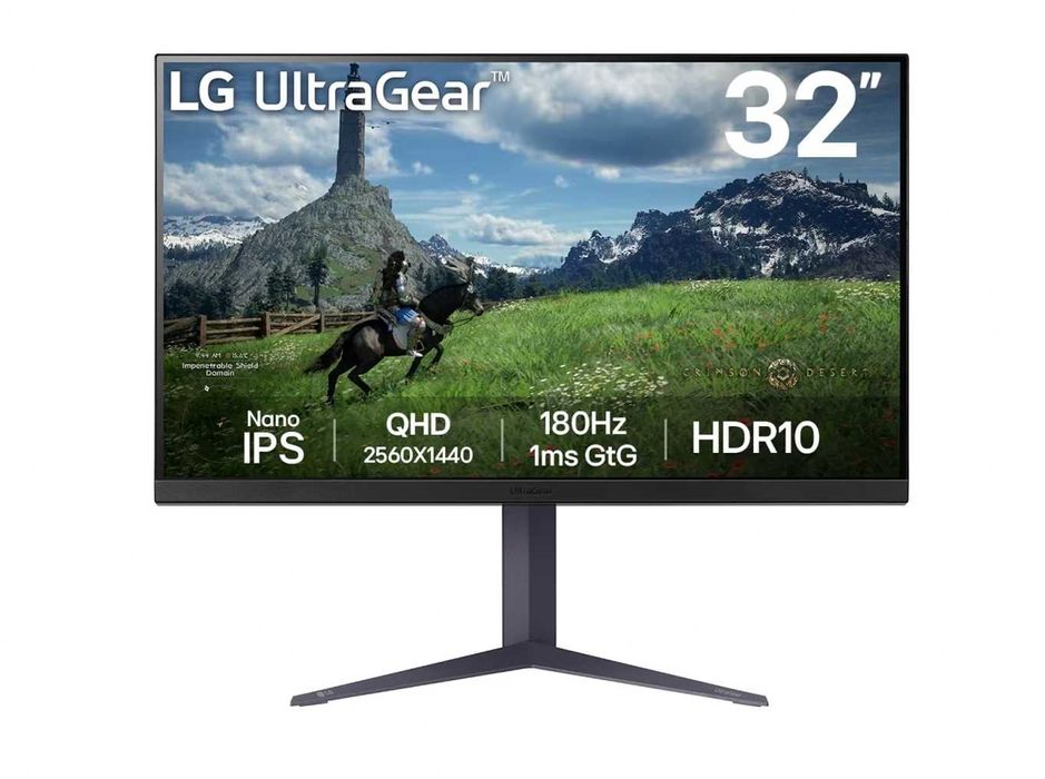 Monitor Gaming Nano IPS LG UltraGear 32GS85Q-B, 31.5", QHD, 180Hz