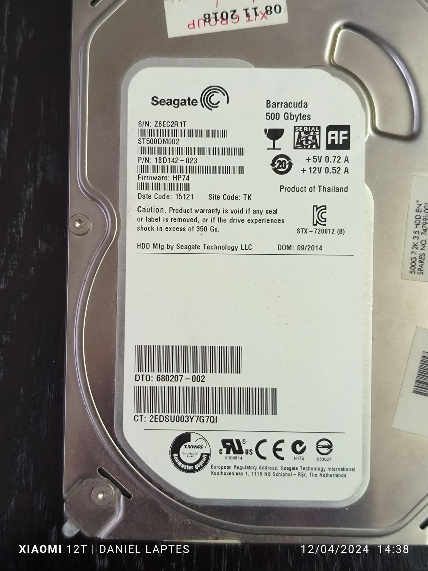 HDD server / workstation 300 GB 15k Seagate Cheetah