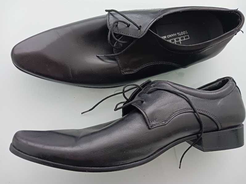 Oфициални мъжки обувки Cobblers,  естеств. кожа, черни,  42 номер