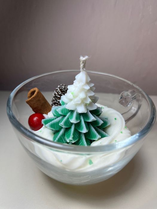 Соеви ароматни Коледни свещи