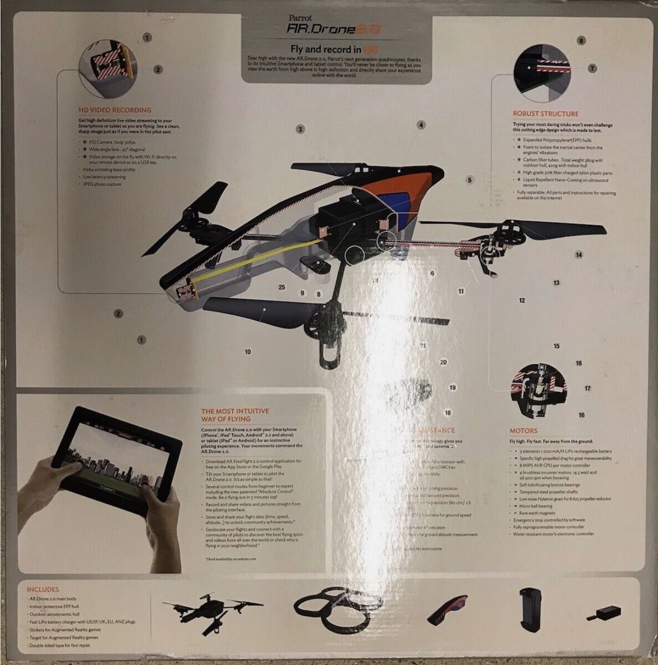 Нов Дрон Parrot AR Drone 2.0 с камера