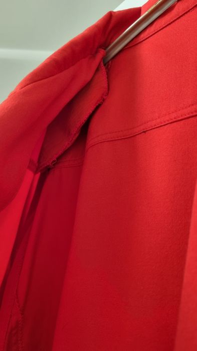 Sacou supradimensionat rosu 44