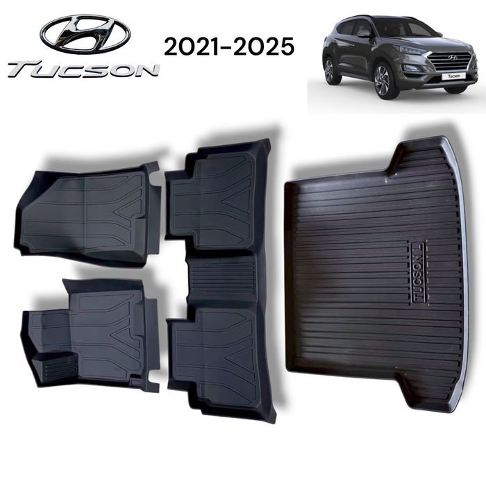 Коврики в салрн высокого качества Hyundai Tucson  2021/25 с багажником