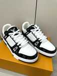 ! Промоция ! Louis Vuitton Trainers Black & White|Налични номера 40-45