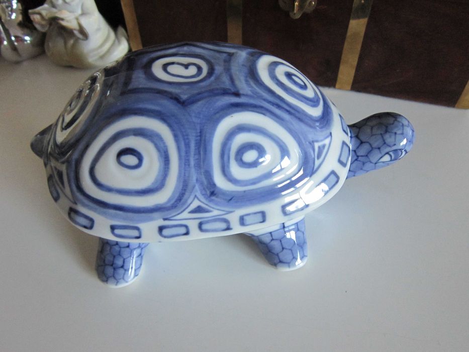 cadou rar feng shui Broască Țestoasă Marină handmade Thailanda 1980