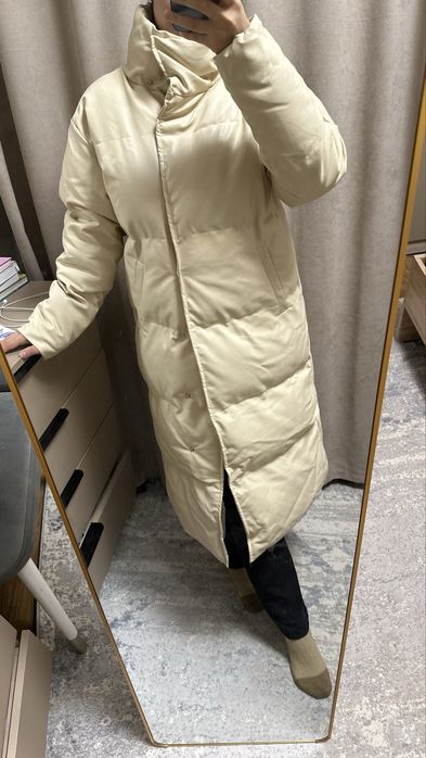 Зимняя куртка из эко кожи