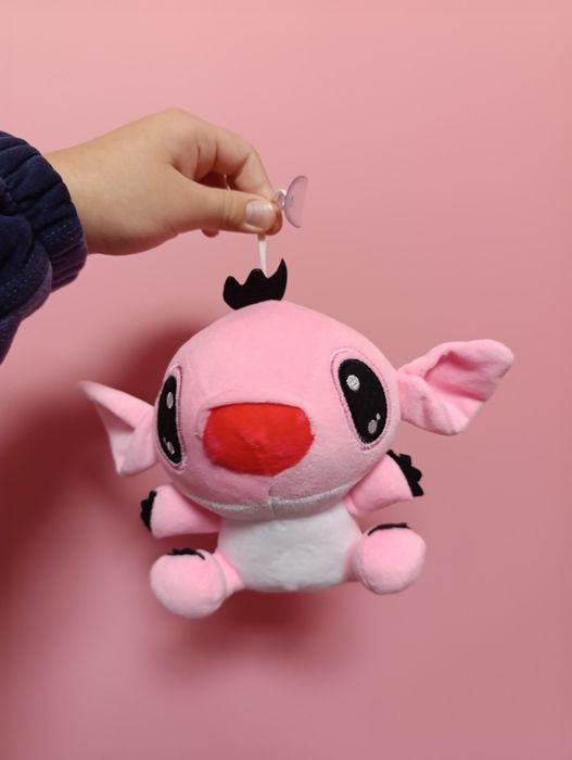 Розова плюшена играчка Стич.