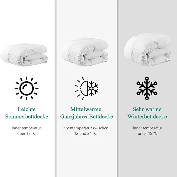 200x200см Премиум Зимна Завивка с Естествен Гъши Пух (1520гр), APSMILE