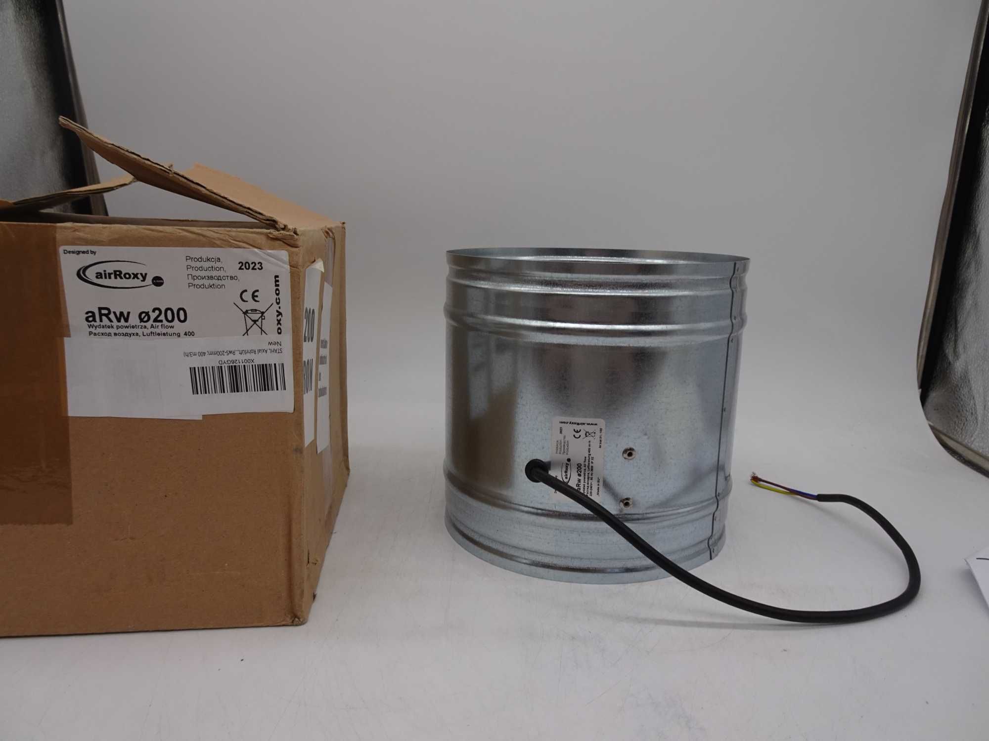 AirRoxy Ventilator industrial Sistem pentru aerisire 200mm
