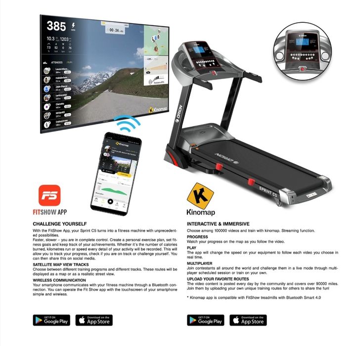 Banda de alergat electrica Orion Sprint C5