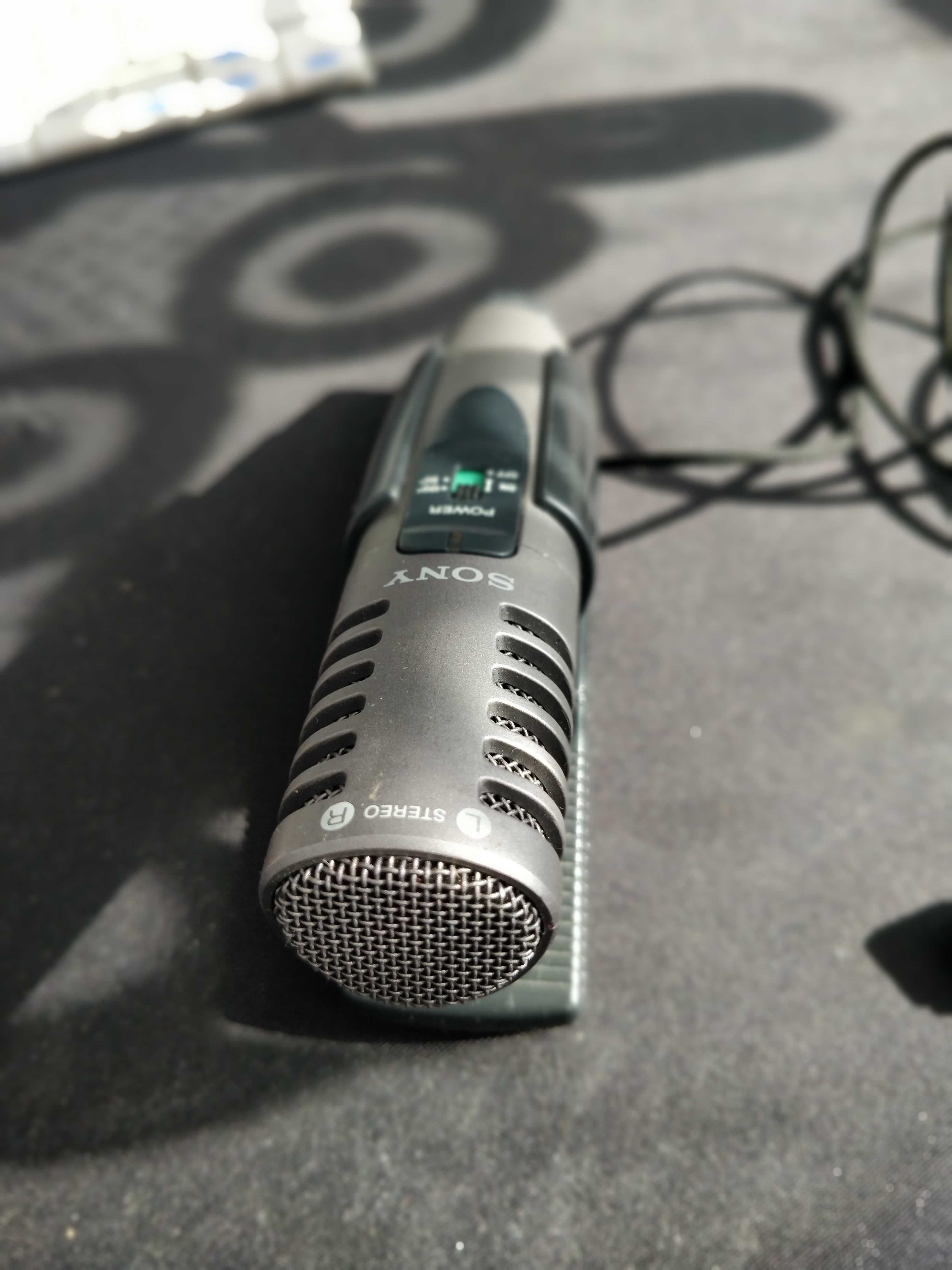 Microfon stereo Sony ECM-MS907, cu condensator electret
