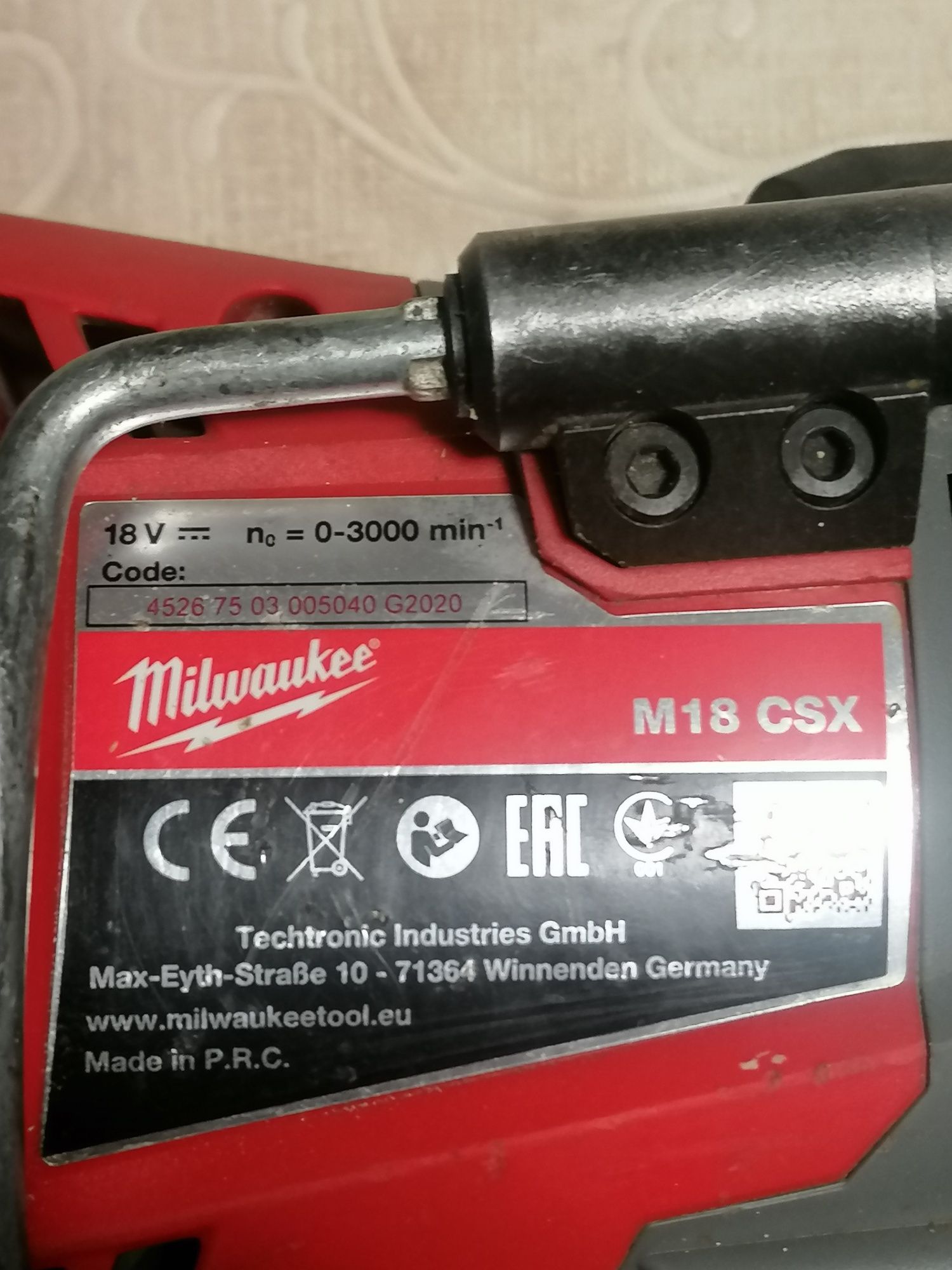 Sabie Milwaukee M18csx