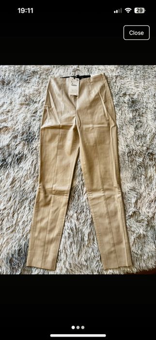 Дамски кожен клин Zara