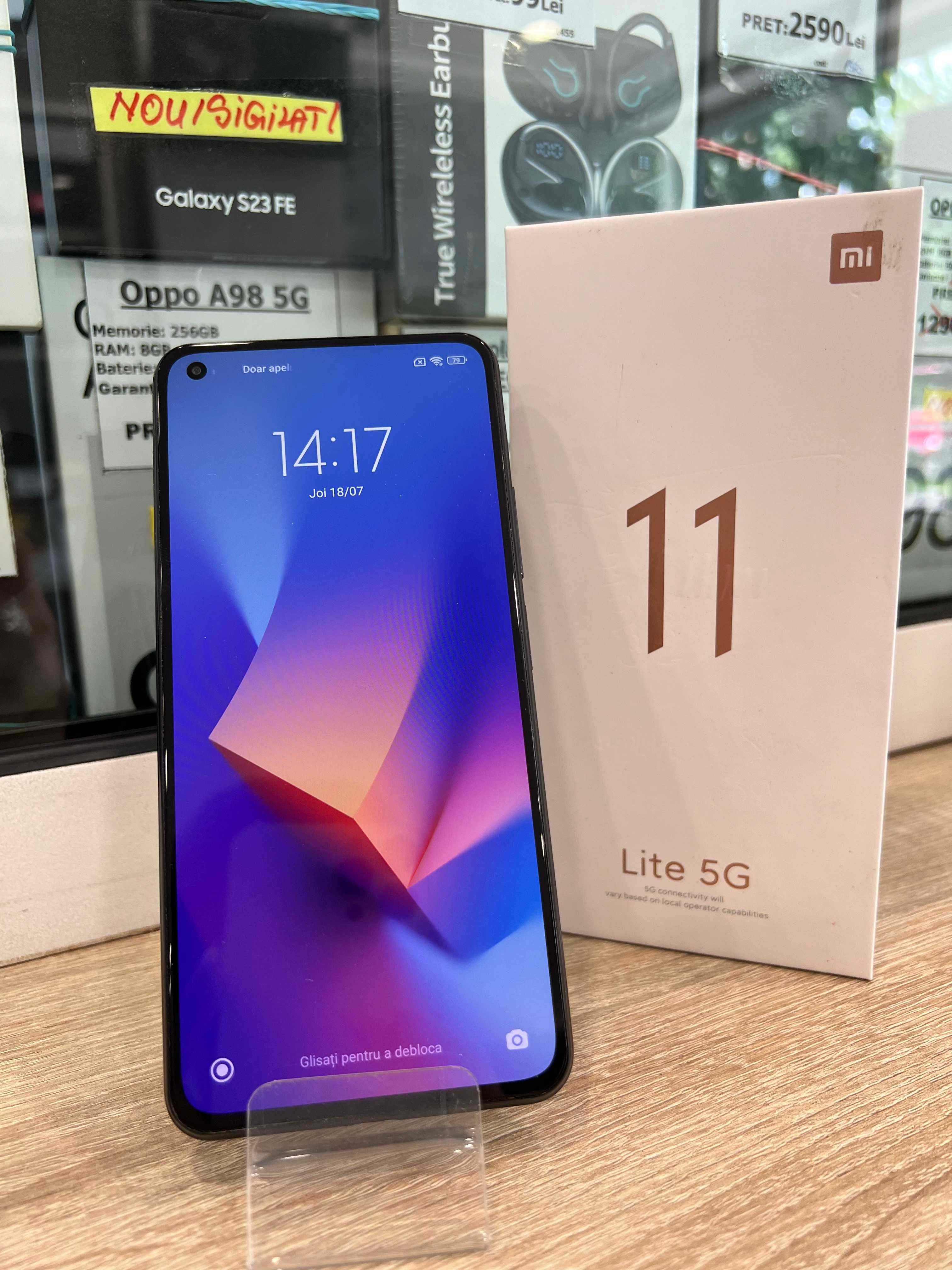 Xiaomi Mi 11Lite 5G, 128GB/8GB RAM, Black!