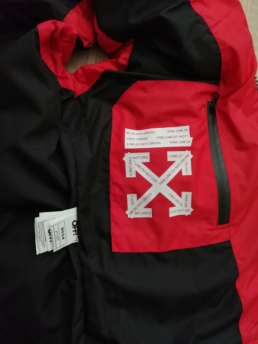 Off-White мъжки елек в червен цвят  L XL