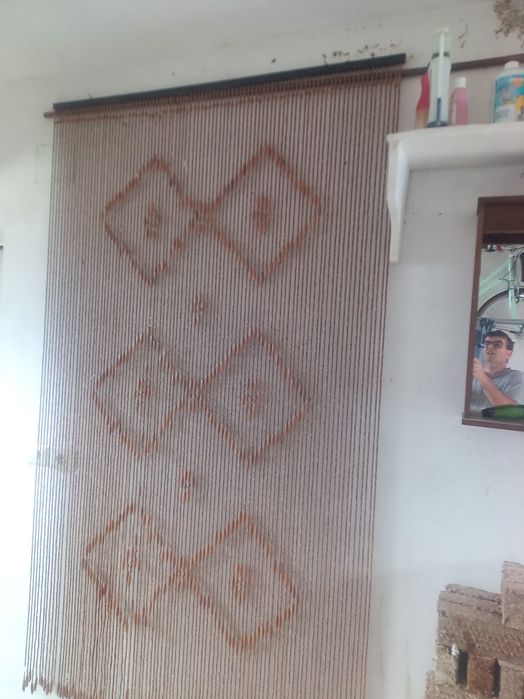 Perdea vintage pentru protecție insecte