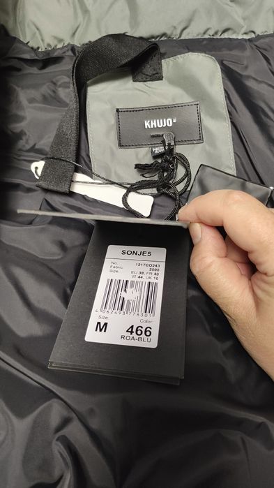 Geaca Khujo, gri, noua - mar.M/38