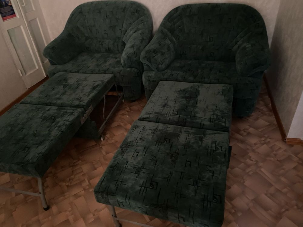 Диван,2 кресло расклодные