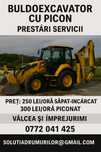 Servici profesionale cu buldoexcavator Caterpillar 434 roti egale
