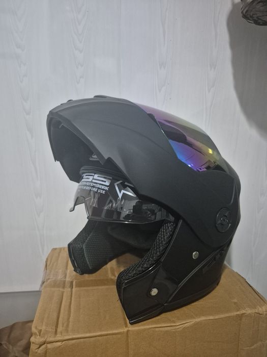 Casca scuter atv moto flip-up XL