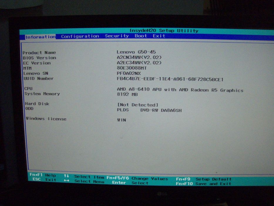 Dezmembrez Lenovo G50-45 model 80E3 AMD A8-6410 2.2Ghz, functional