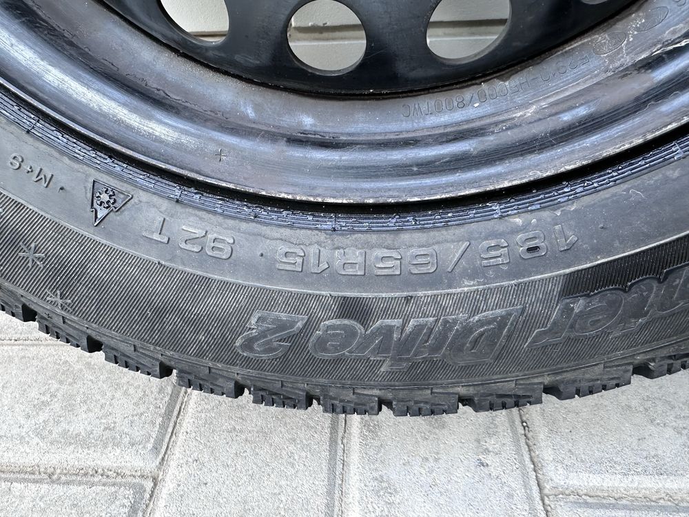 R 15 диски с зимними шинами