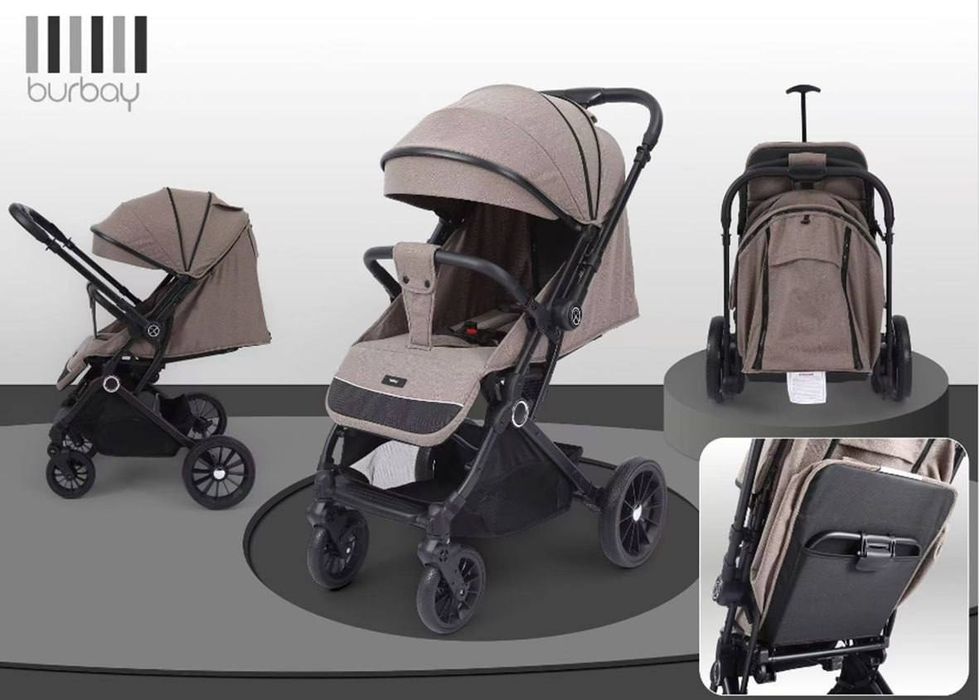 Новая прогулочная коляска чемодан от бренда Burbay