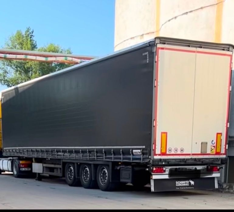 semiremorca Varios Schmitz 2016 si Daf 480, mega, 2018